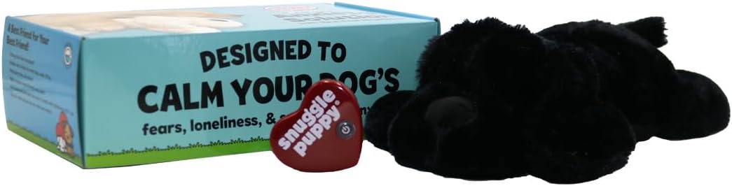Original Snuggle Puppy Toys for Small Breeds - Heartbeat Puppy for Dogs - Pet Anxiety Relief and Calming Aid - Comfort Dog Toys for Behavioral Training