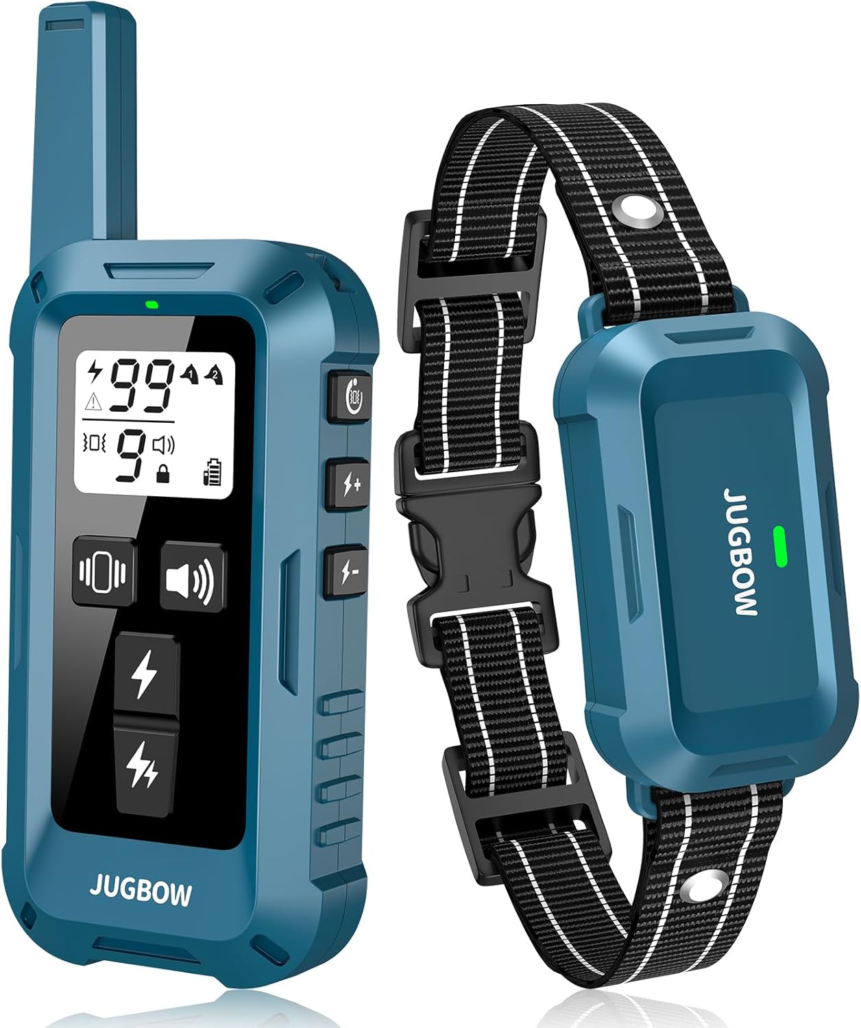 Jugbow Dog Shock Collar - 4200FT Dog Training Collar with Remote, IPX8 Waterproof Electric Collar with 4 Training Modes, Security Lock, Rechargeable Shock Collar for Dogs 10-120lbs