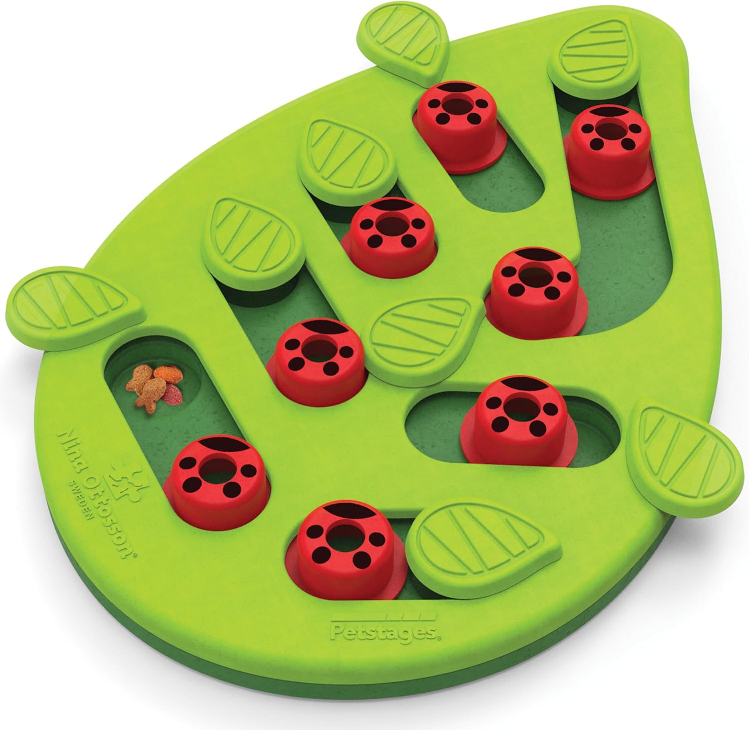 Catstages Buggin\' Out Puzzle & Play, Interactive Treat Puzzle Cat Toy, Green