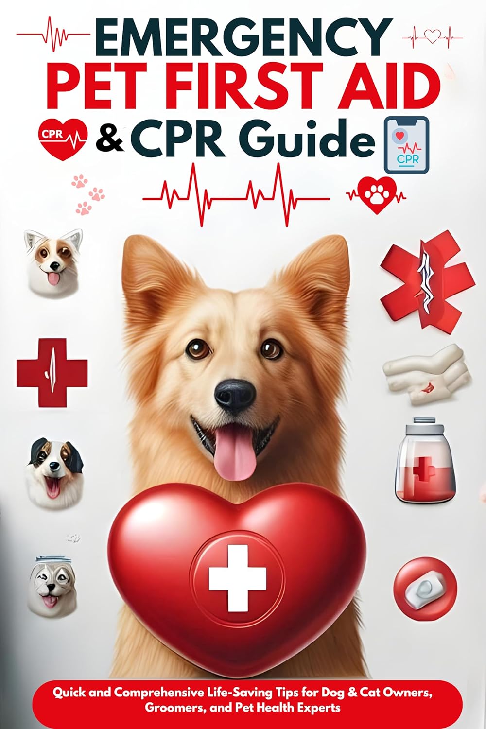 Emergency Pet First Aid & CPR Guide:: Quick and Comprehensive Life-Saving Tips for Dog & Cat Owners, Groomers, and Pet Health Experts